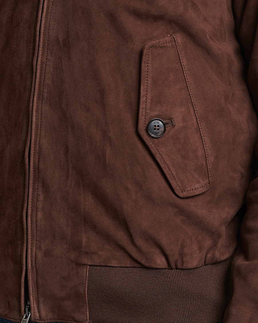 Mies | Takit | Baracuta | G9 Suede Jacket Chocolate