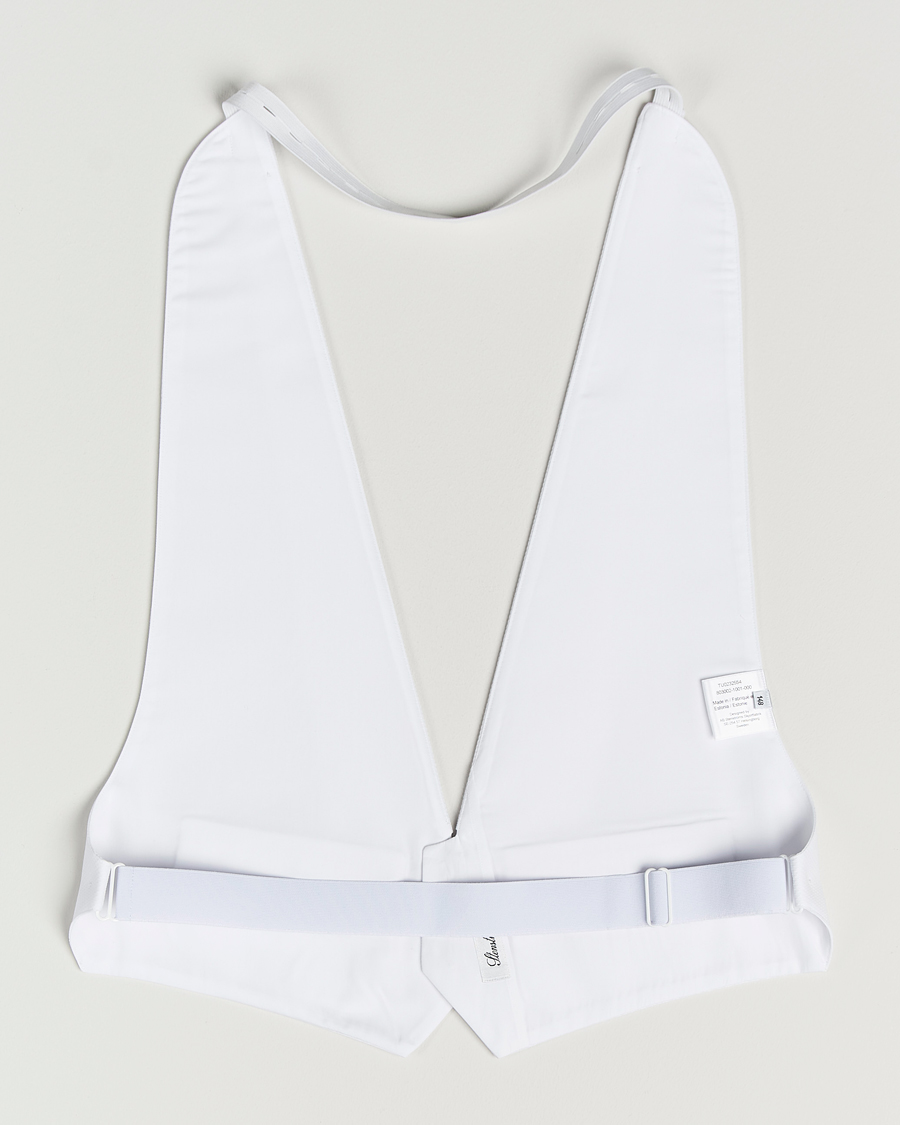 Mies |  | Stenströms | Extra Long Evening Waistcoat White