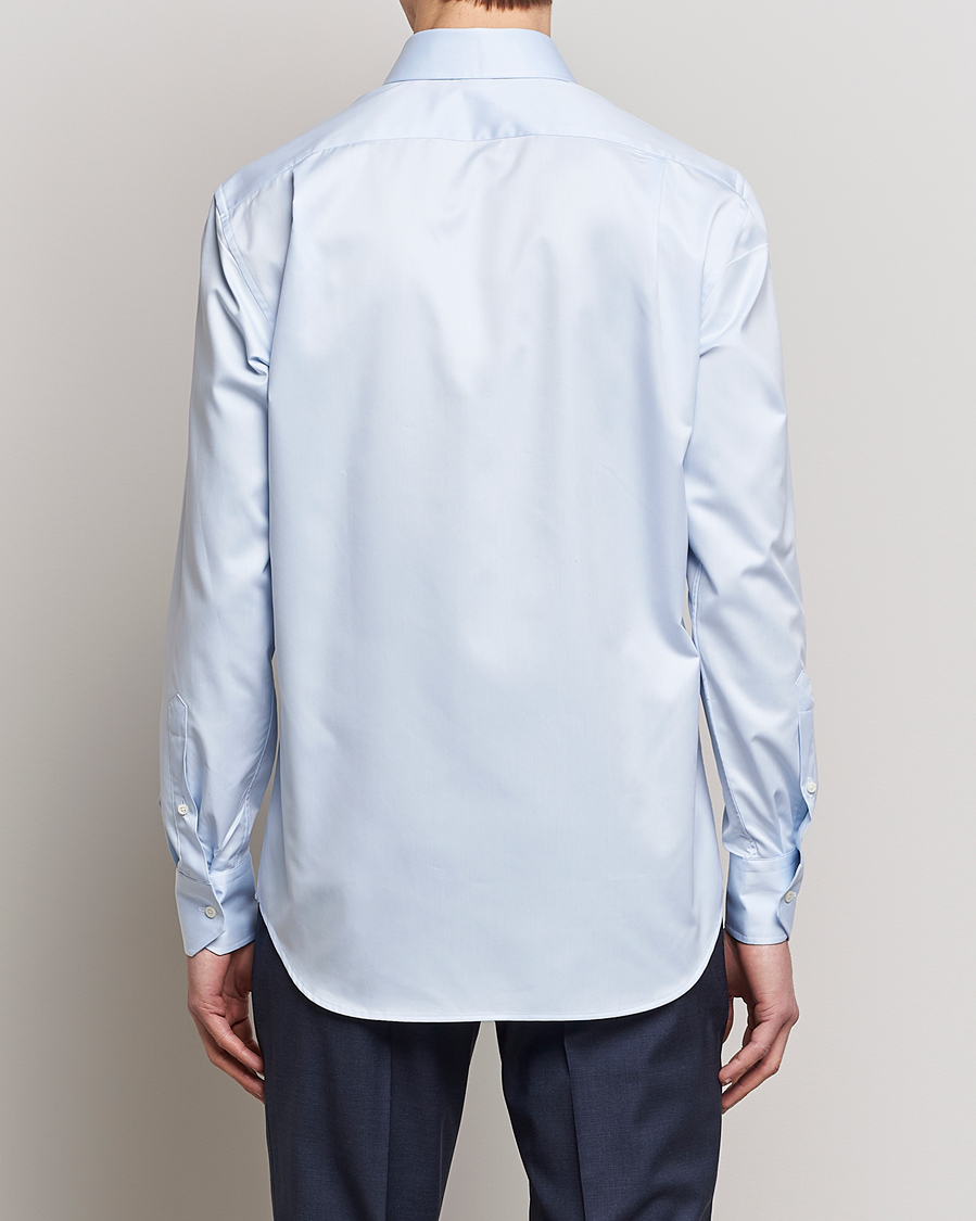 Mies | Kauluspaidat | Stenströms | Fitted Body Kent Collar Shirt Light Blue