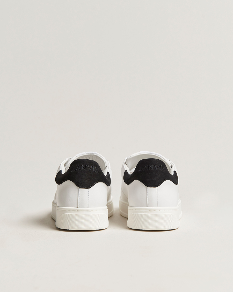 Mies | Lanvin DBB0 Plain Sneaker White/Black | Lanvin | DBB0 Plain Sneaker White/Black