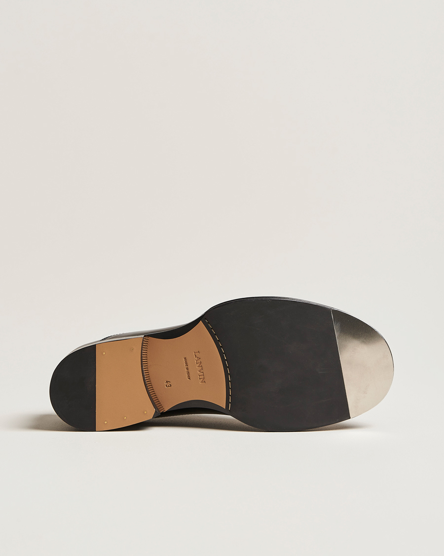 Mies | Lanvin Leather Derby Black Calf | Lanvin | Leather Derby Black Calf