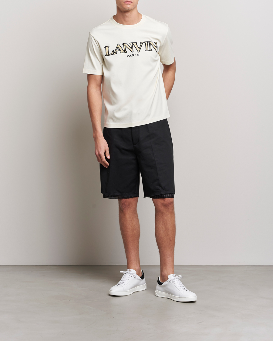 Mies | Shortsit | Lanvin | Raw Edge Tailored Shorts Black