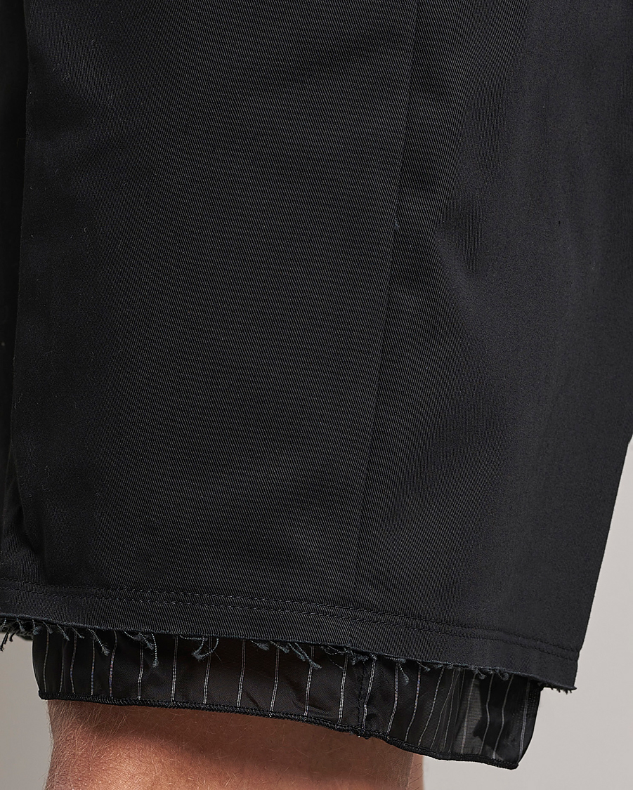 Mies | Shortsit | Lanvin | Raw Edge Tailored Shorts Black