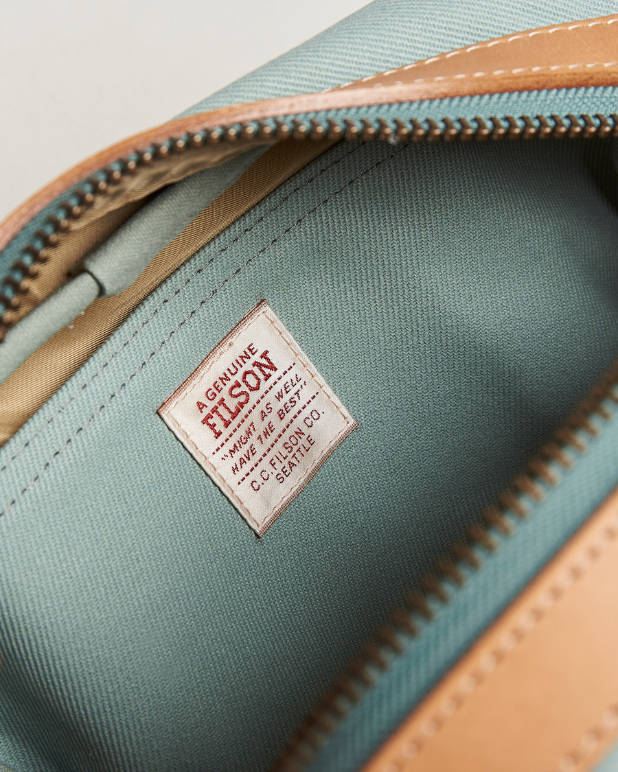 Mies | Filson Rugged Twill Travel Kit Lake Green | Filson | Rugged Twill Travel Kit Lake Green