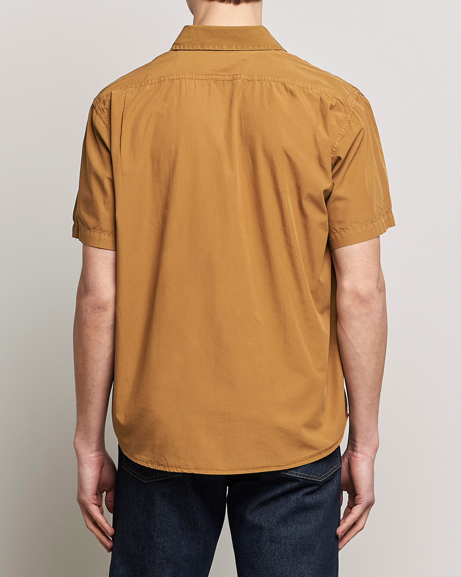 Mies | Kauluspaidat | Filson | Washed Feather Cloth Short Sleeve Shirt Gold Ochre