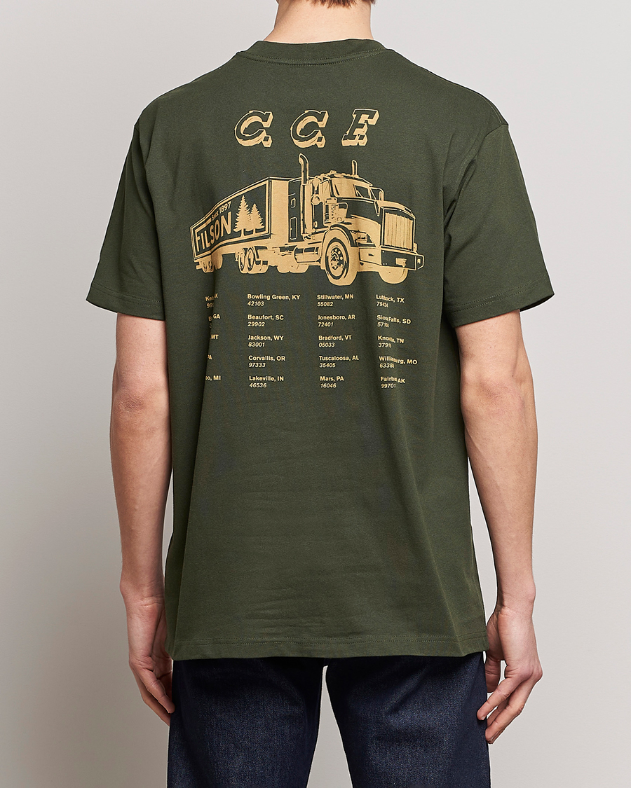 Mies | T-paidat | Filson | Pioneer Graphic T-Shirt Dark Timberland