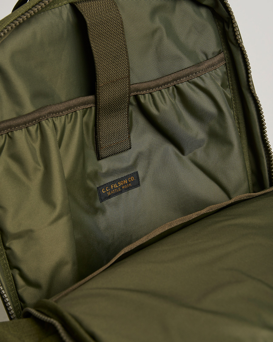 Mies | Filson Ripstop Nylon Backpack Surplus Green | Filson | Ripstop Nylon Backpack Surplus Green