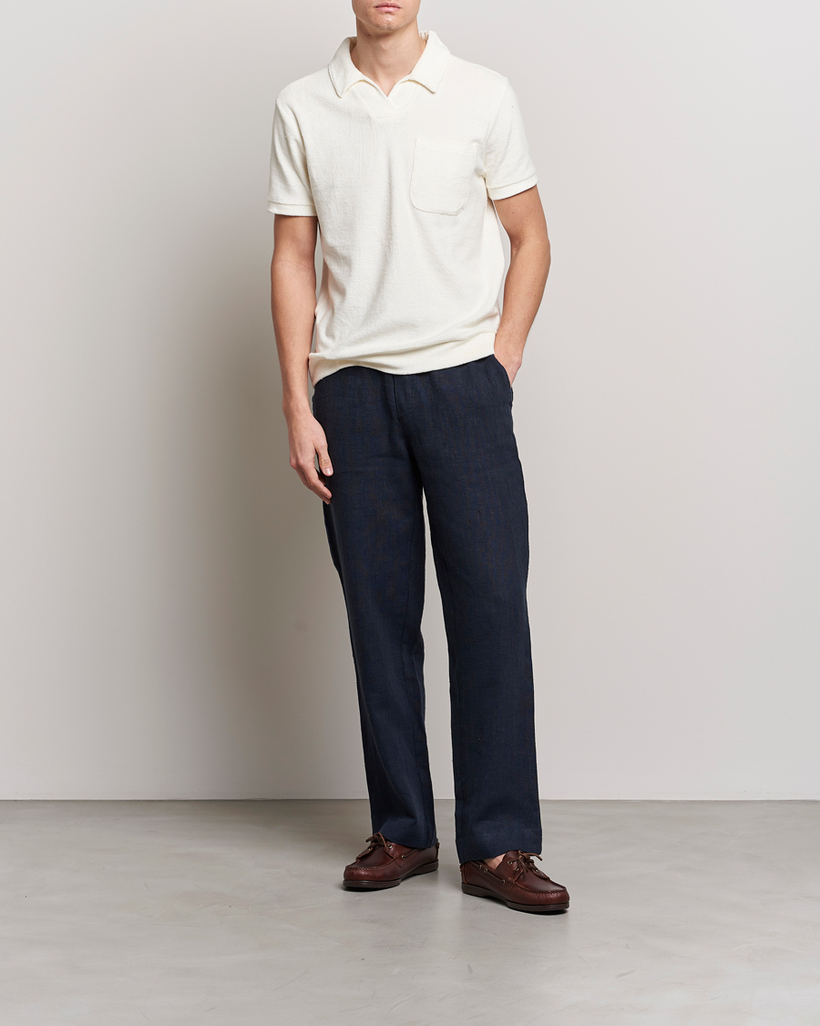 Mies | Pikeet | The Resort Co | Terry Polo Shirt White