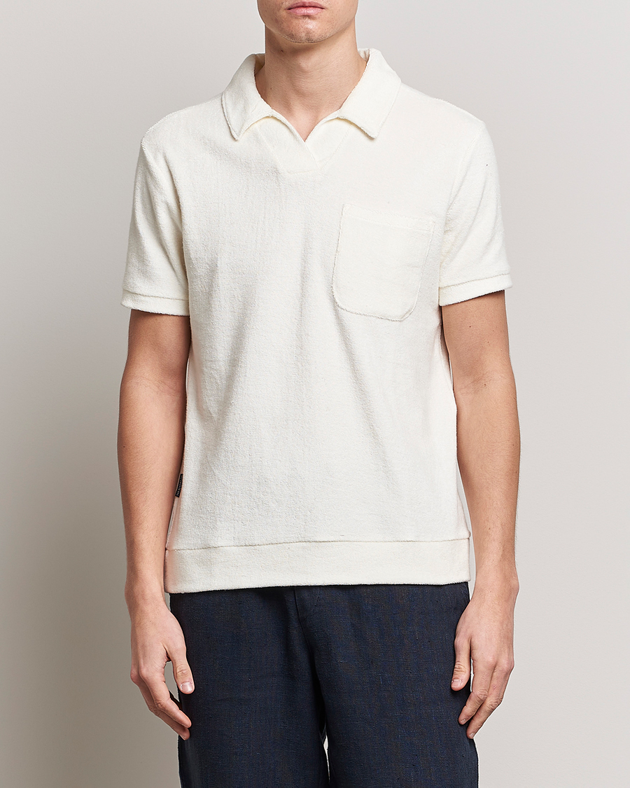 Mies | The Resort Co | The Resort Co | Terry Polo Shirt White