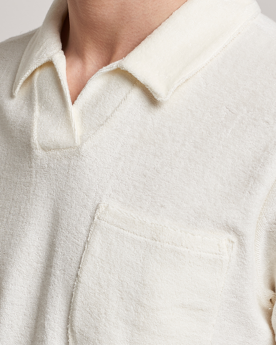 Mies | Pikeet | The Resort Co | Terry Polo Shirt White