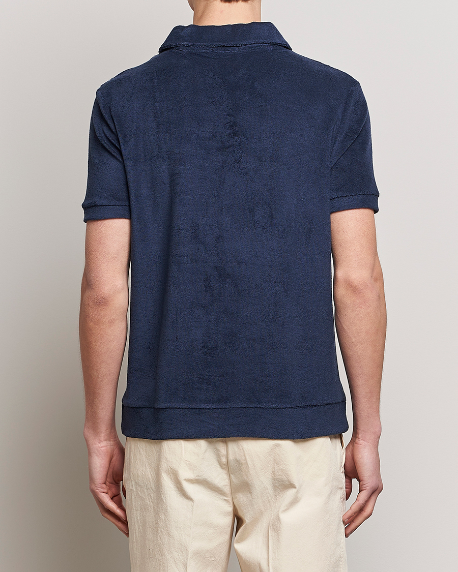 Mies | Pikeet | The Resort Co | Terry Polo Shirt Navy