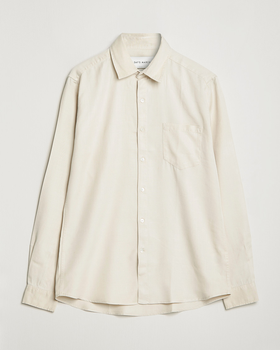 Mies | Kauluspaidat | A Day's March | Daintree Tencel Shirt Sand