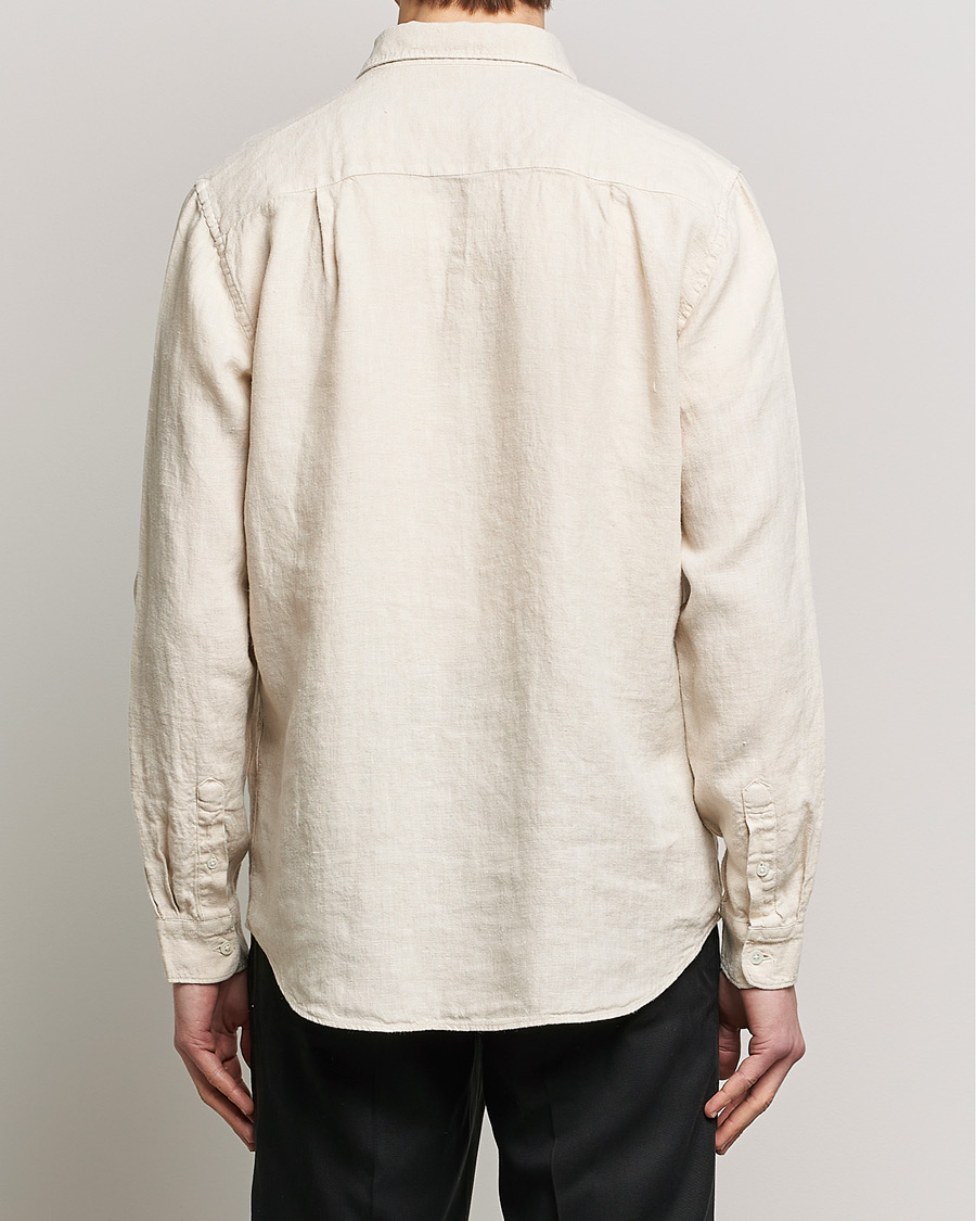 Mies | Kauluspaidat | A Day's March | Abu Linen Shirt Sand