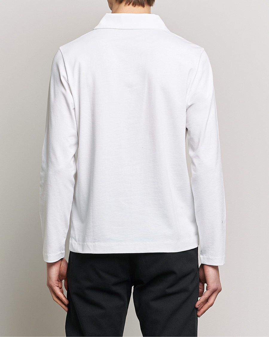Mies | Puserot | A Day's March | Branford Long Sleeve Jersey Polo Off White