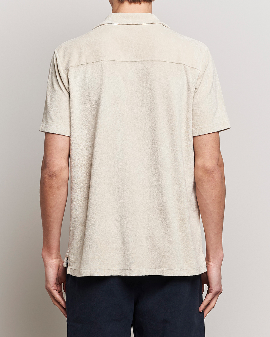 Mies | Kauluspaidat | A Day's March | Yamu Short Sleeve Terry Shirt Desert