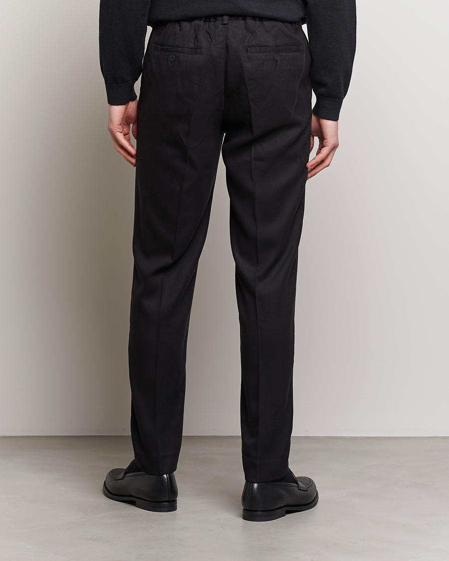 Mies | Housut | A Day's March | Smart Trouser Tencel Black