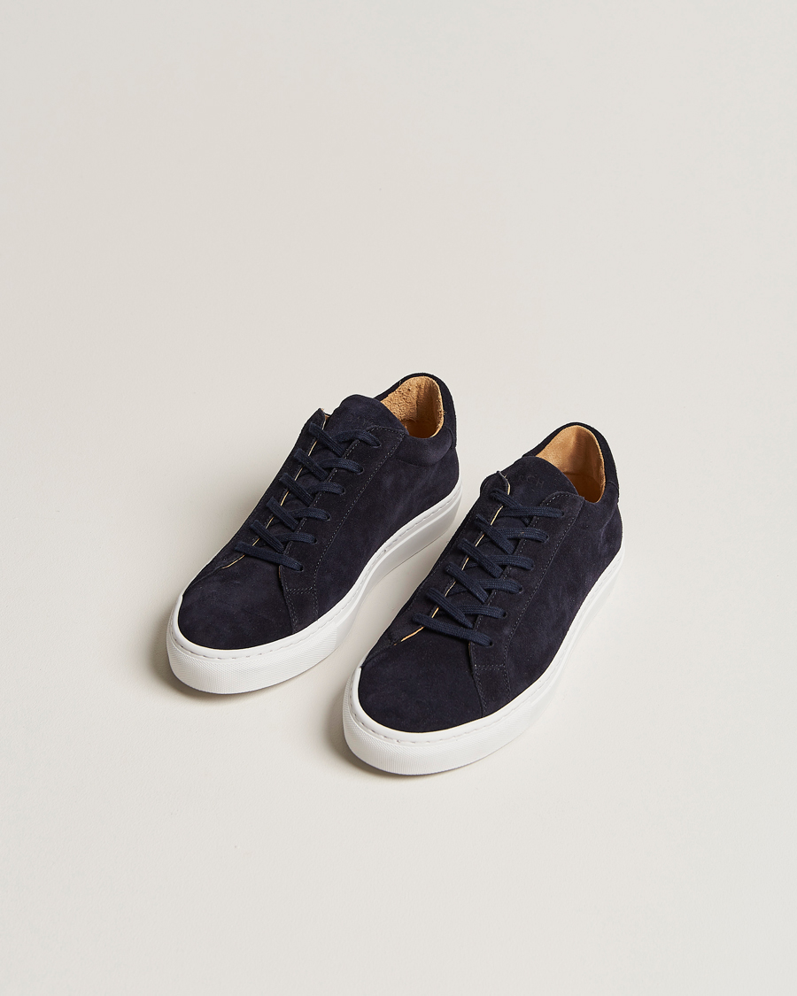 Mies |  | A Day's March | Marching Suede Sneaker Navy