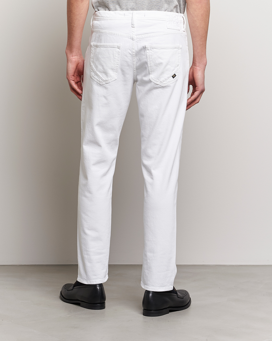 Mies | Housut | Incotex | Cotton Stretch 5-Pocket Pants White