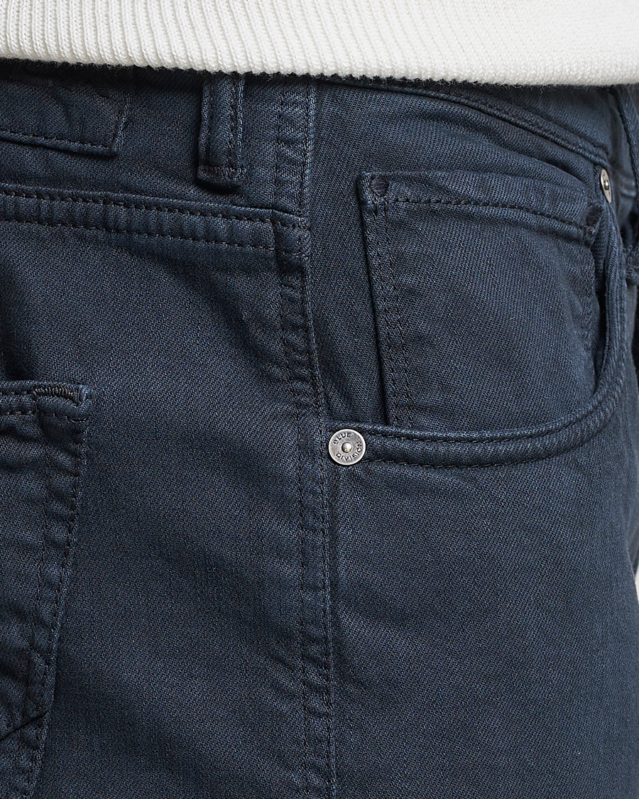 Mies | Housut | Incotex | Cotton Stretch 5-Pocket Pants Navy