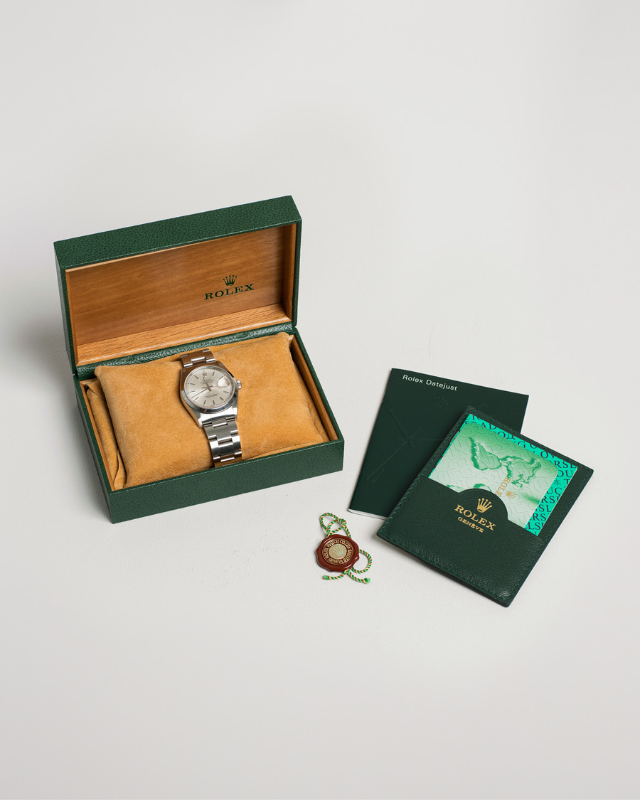 Mies | Rolex Pre-Owned Datejust 16200 Oyster Perpetual Steel Silver | Rolex Pre-Owned | Datejust 16200 Oyster Perpetual Steel Silver