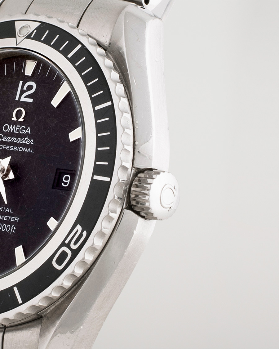 Mies | Omega Pre-Owned Seamaster Planet Ocean 2200.50.00 Steel Black | Omega Pre-Owned | Seamaster Planet Ocean 2200.50.00 Steel Black