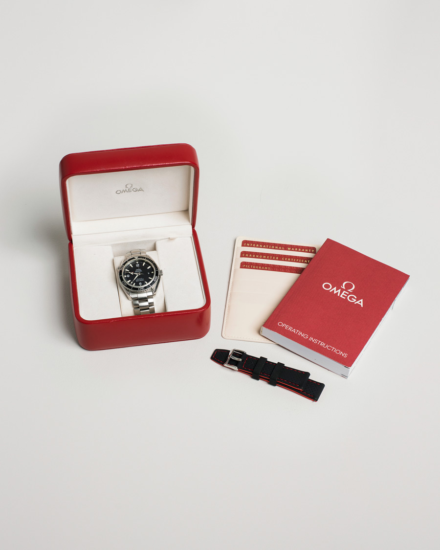 Mies | Omega Pre-Owned Seamaster Planet Ocean 2200.50.00 Steel Black | Omega Pre-Owned | Seamaster Planet Ocean 2200.50.00 Steel Black