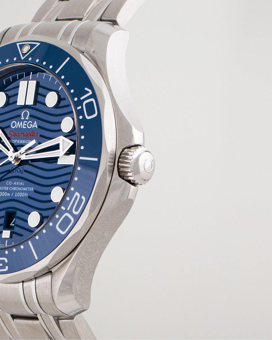 Mies | Omega Pre-Owned Seamaster Diver 300M 210.30.42.20.03.001 Steel Blue | Omega Pre-Owned | Seamaster Diver 300M 210.30.42.20.03.001 Steel Blue