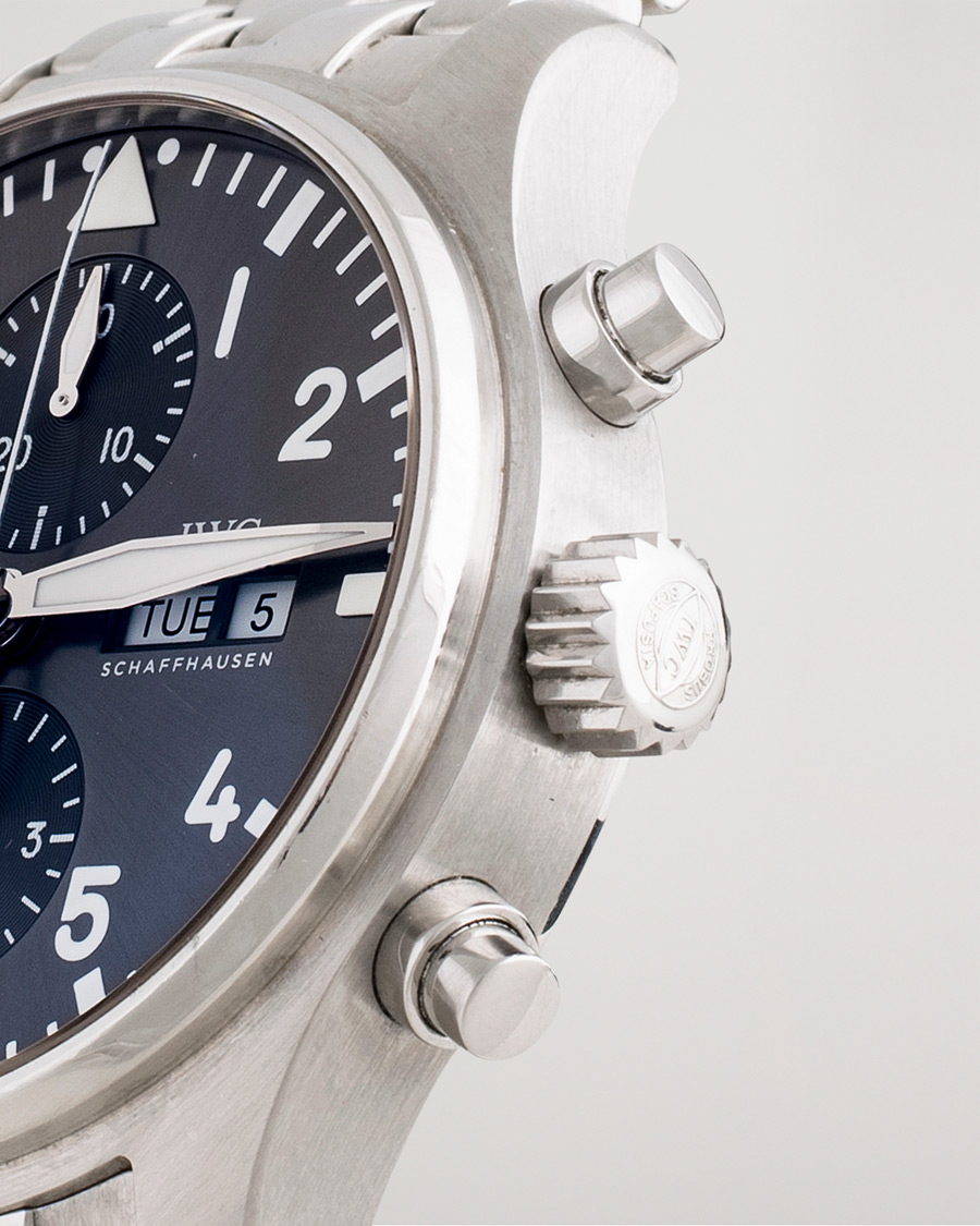 Mies | Pre-Owned & Vintage Watches | IWC Pre-Owned | Spitfire Chronograph IW377719 Steel Grey