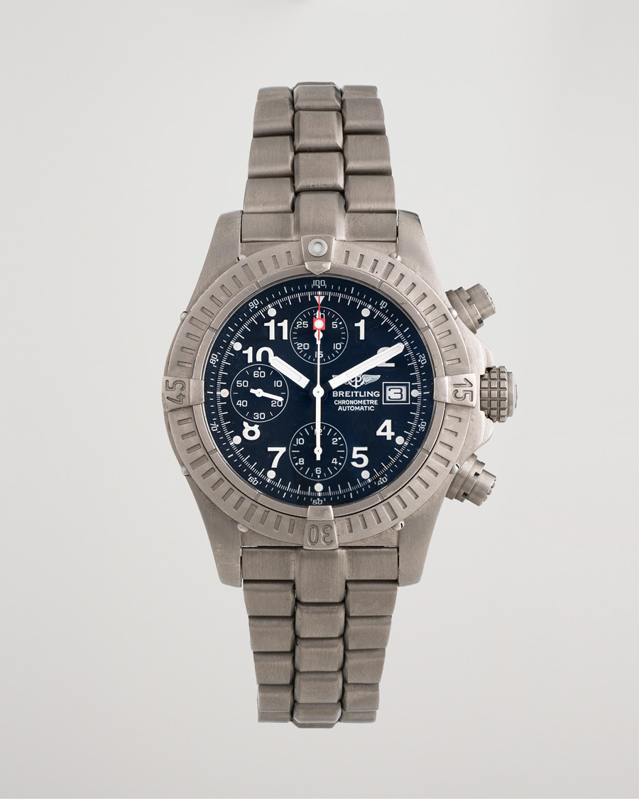 Mies | Breitling Pre-Owned Avenger Steel Black | Breitling Pre-Owned | Avenger Steel Black