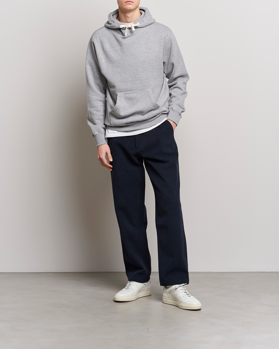 Mies | Puserot | BEAMS PLUS | Japanese Cotton Hoodie Heather Grey