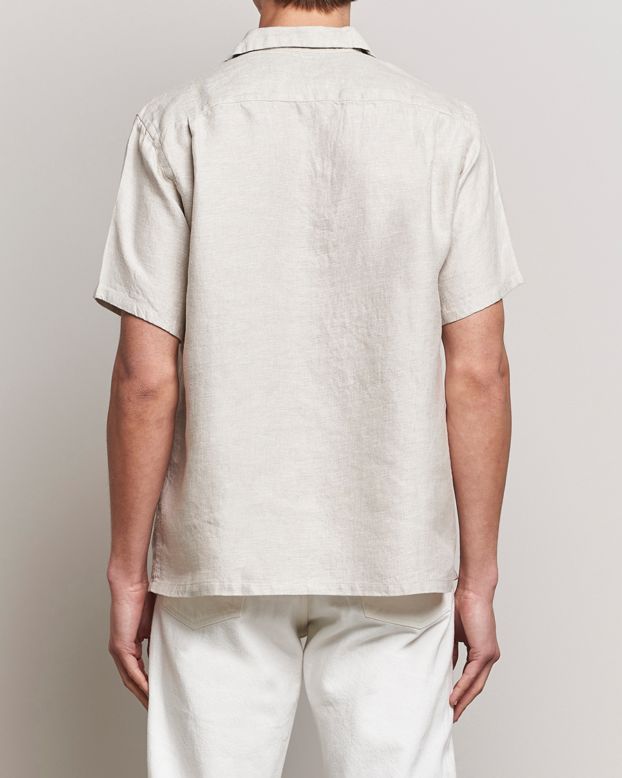 Mies | Kauluspaidat | BEAMS PLUS | Linen/Chambray Camp Shirt Natural