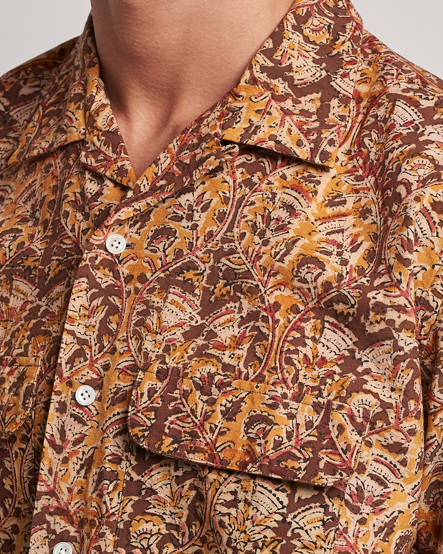 Mies | Kauluspaidat | BEAMS PLUS | Block Print Camp Shirt Brown