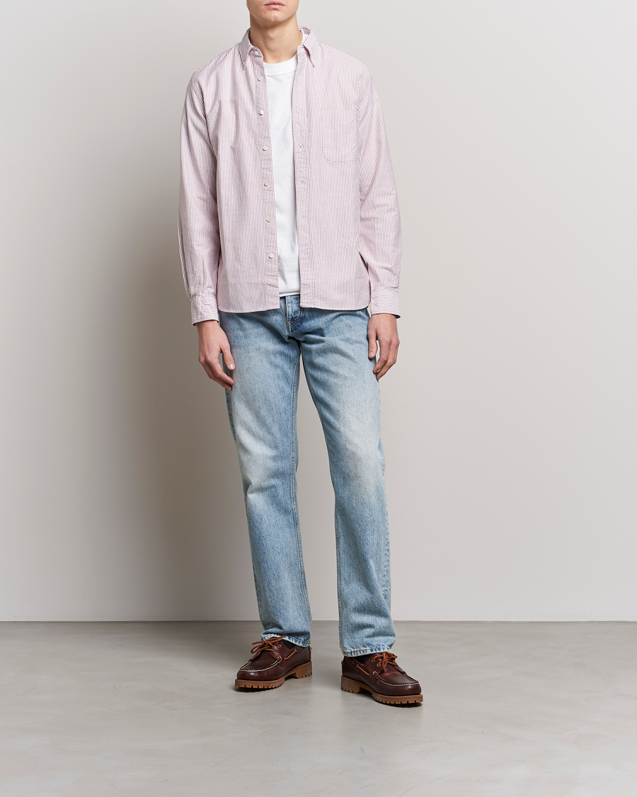 Mies | Kauluspaidat | BEAMS PLUS | Oxford Button Down Shirt Wine
