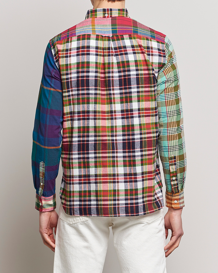 Mies | Kauluspaidat | BEAMS PLUS | Indian Madras Button Down Shirt Multicolor
