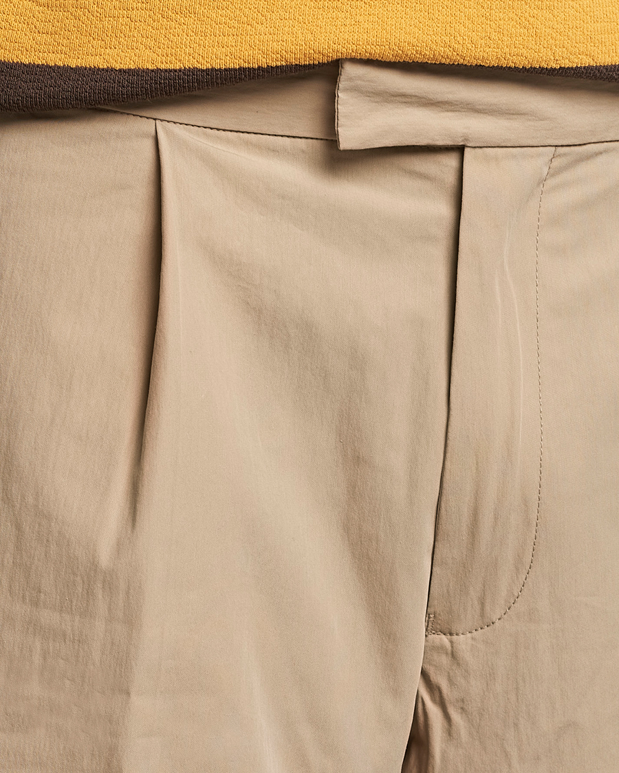 Mies | Housut | BEAMS PLUS | Comfort Cloth Travel Trousers Beige