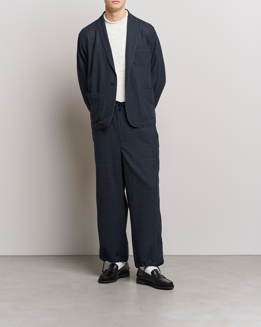 Mies | Housut | BEAMS PLUS | Panama Wool Pants Navy