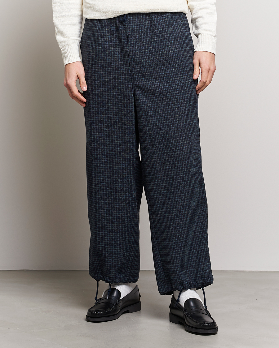 Mies | Housut | BEAMS PLUS | Panama Wool Pants Navy