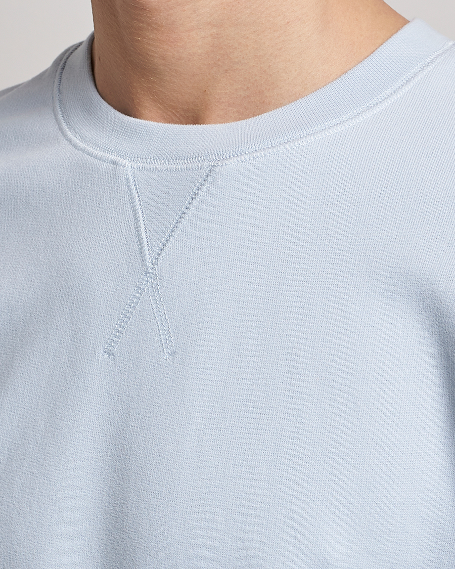 Mies | Puserot | Sunspel | Loopback Sweatshirt Pastel Blue