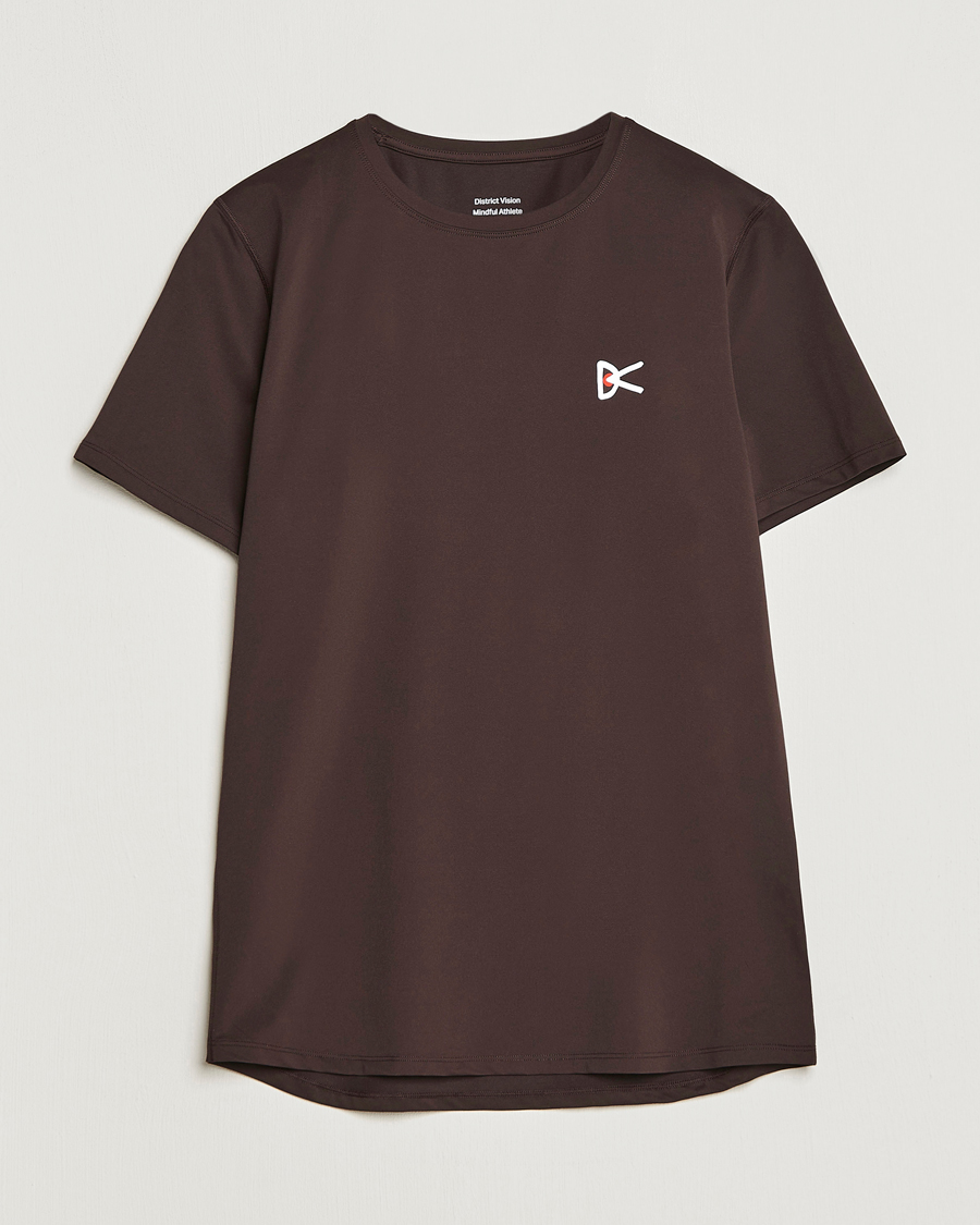 Mies | T-paidat | District Vision | Deva-Tech Short Sleeve T-Shirt Cacao