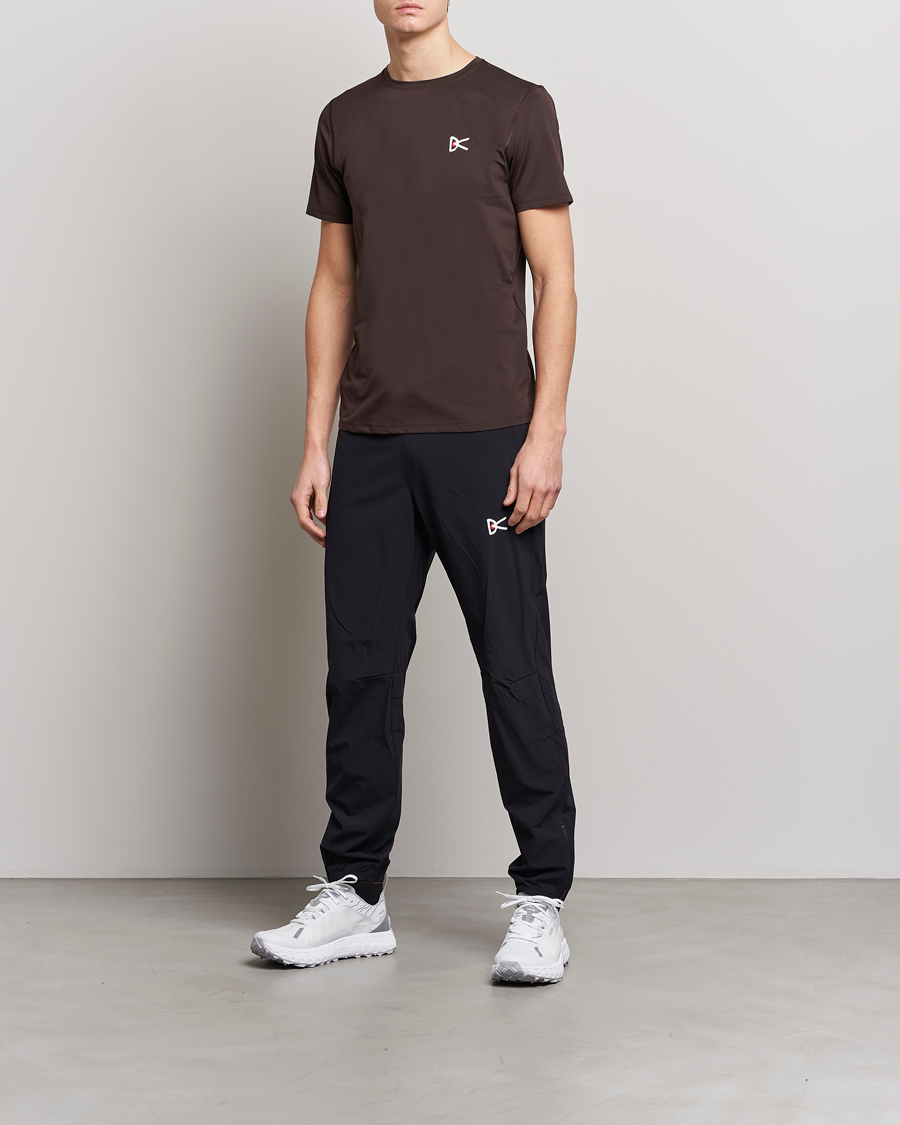 Mies | T-paidat | District Vision | Deva-Tech Short Sleeve T-Shirt Cacao