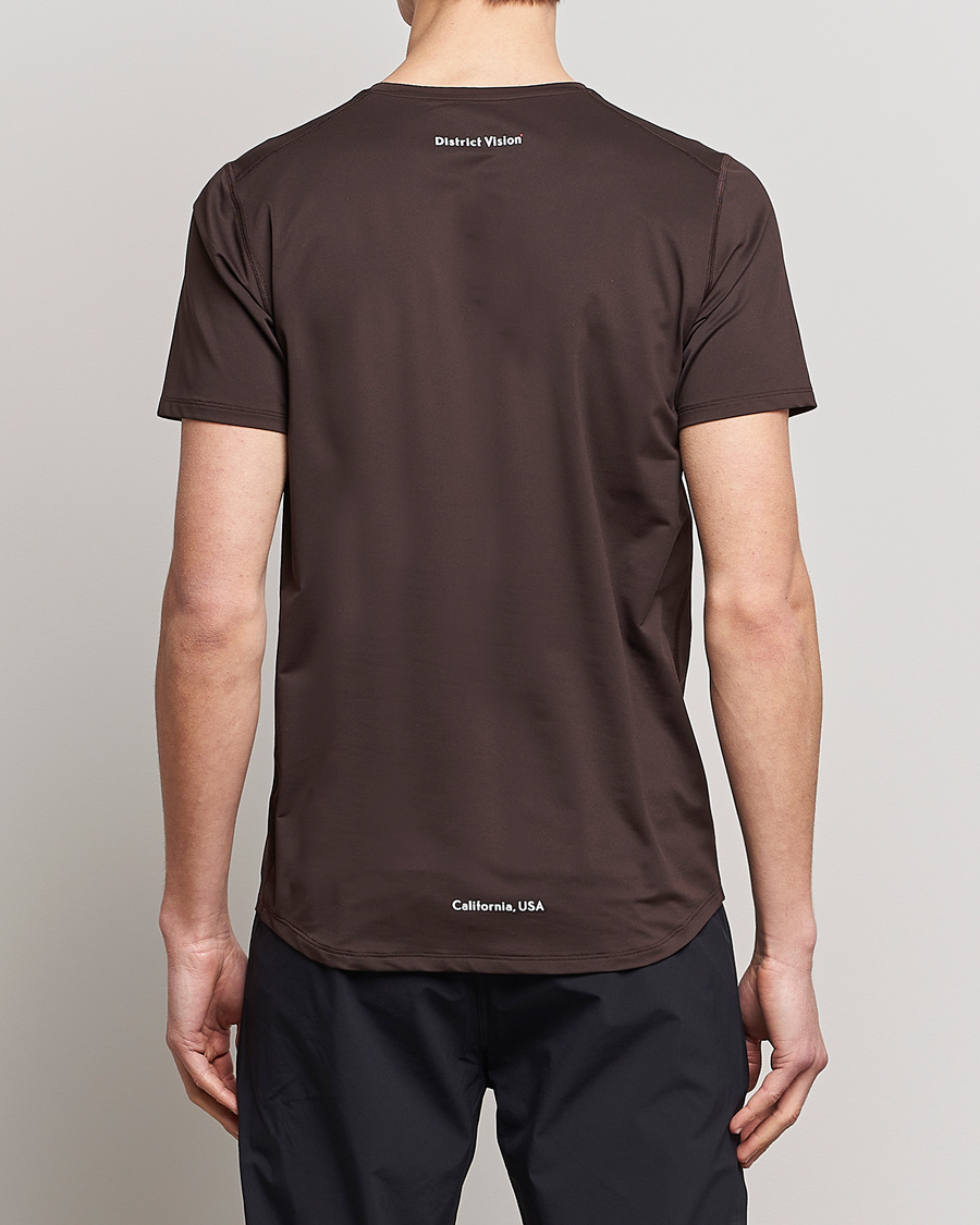 Mies | T-paidat | District Vision | Deva-Tech Short Sleeve T-Shirt Cacao