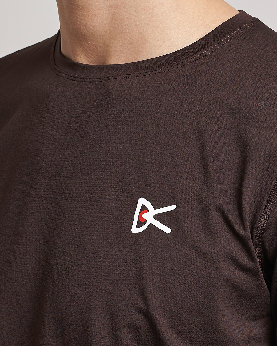 Mies | T-paidat | District Vision | Deva-Tech Short Sleeve T-Shirt Cacao