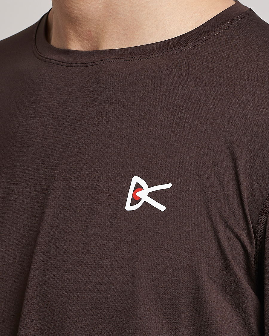 Mies | T-paidat | District Vision | Deva-Tech Long Sleeve T-Shirt Cacao