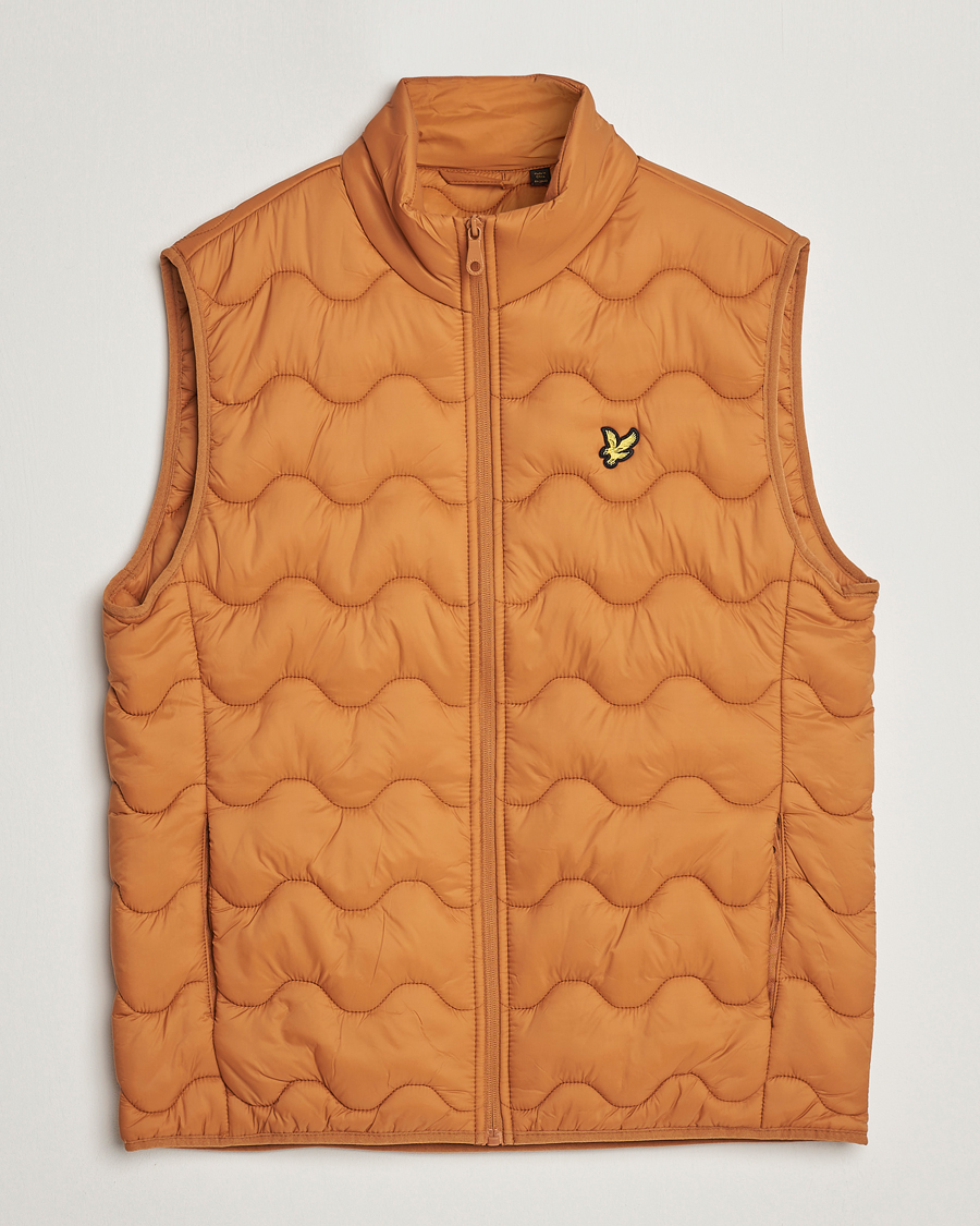 Mies | Ulkoliivit | Lyle & Scott | Crest Quilted Gilet Vest Salt Burne