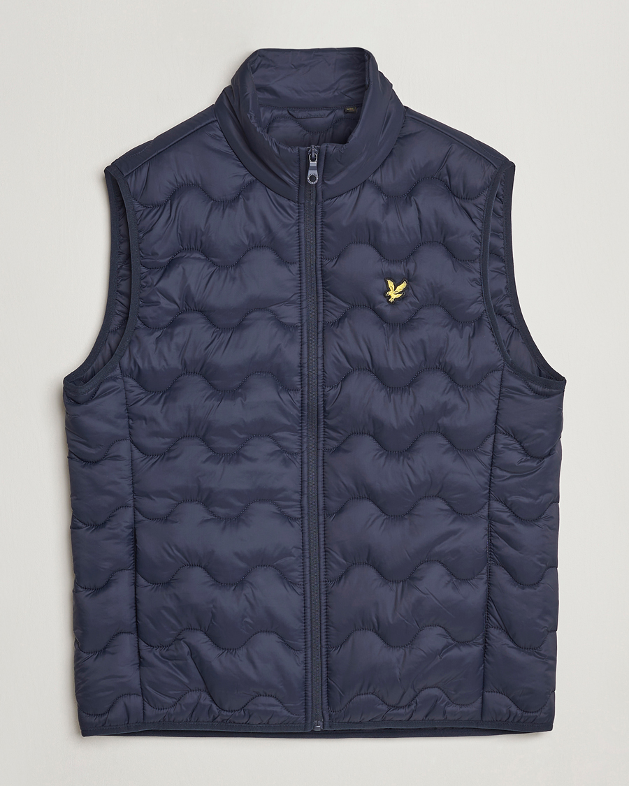 Mies | Ulkoliivit | Lyle & Scott | Crest Quilted Gilet Vest Dark Navy