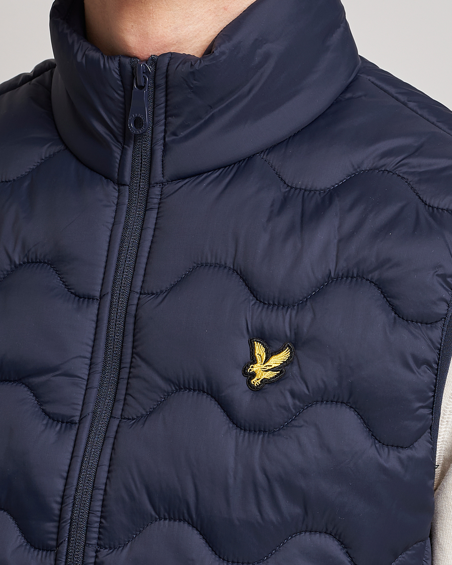 Mies | Ulkoliivit | Lyle & Scott | Crest Quilted Gilet Vest Dark Navy