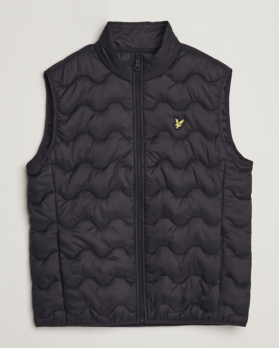 Mies | Ulkoliivit | Lyle & Scott | Crest Quilted Gilet Vest Black