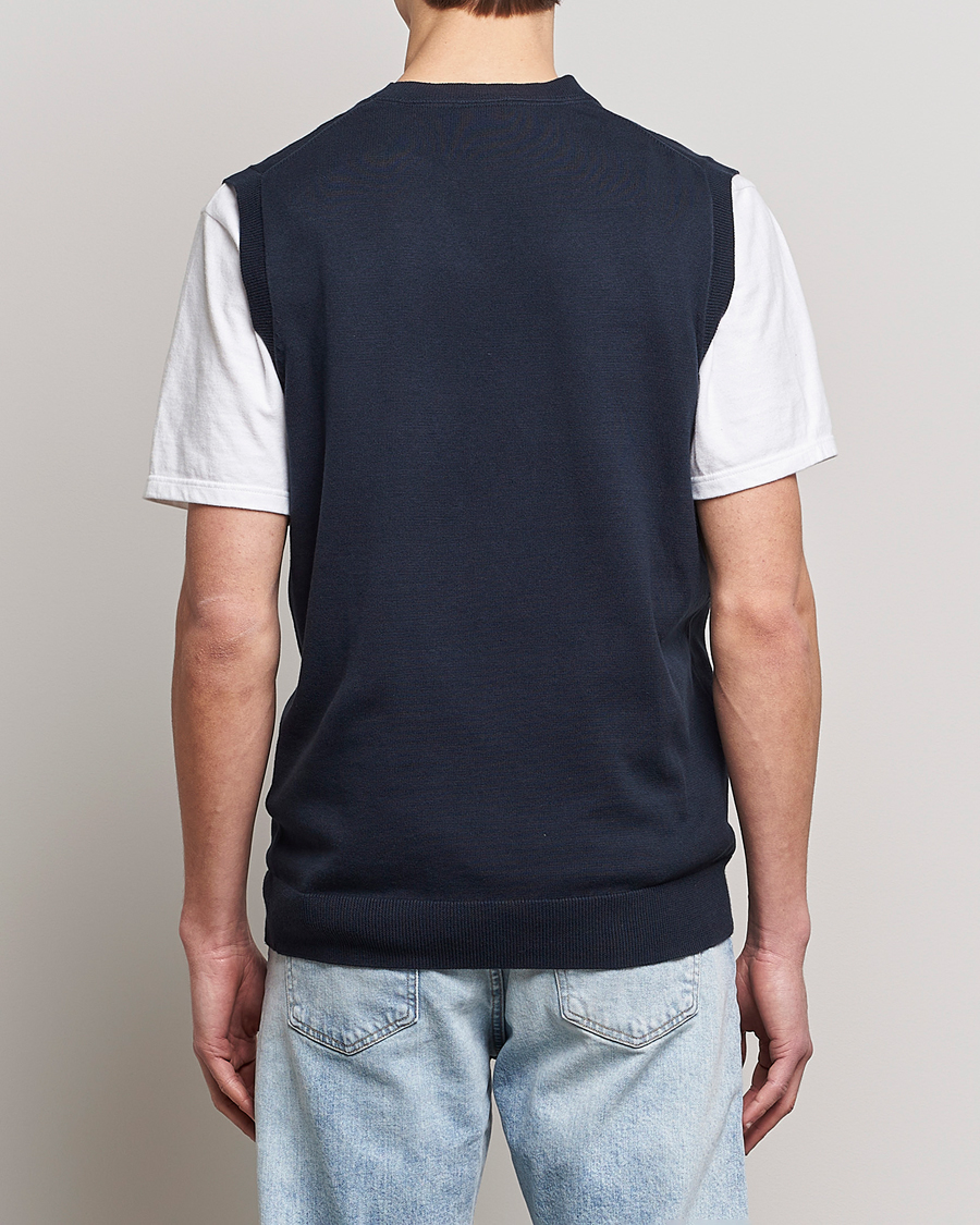 Mies | Puserot | Lyle & Scott | Cotton Vest Dark Navy