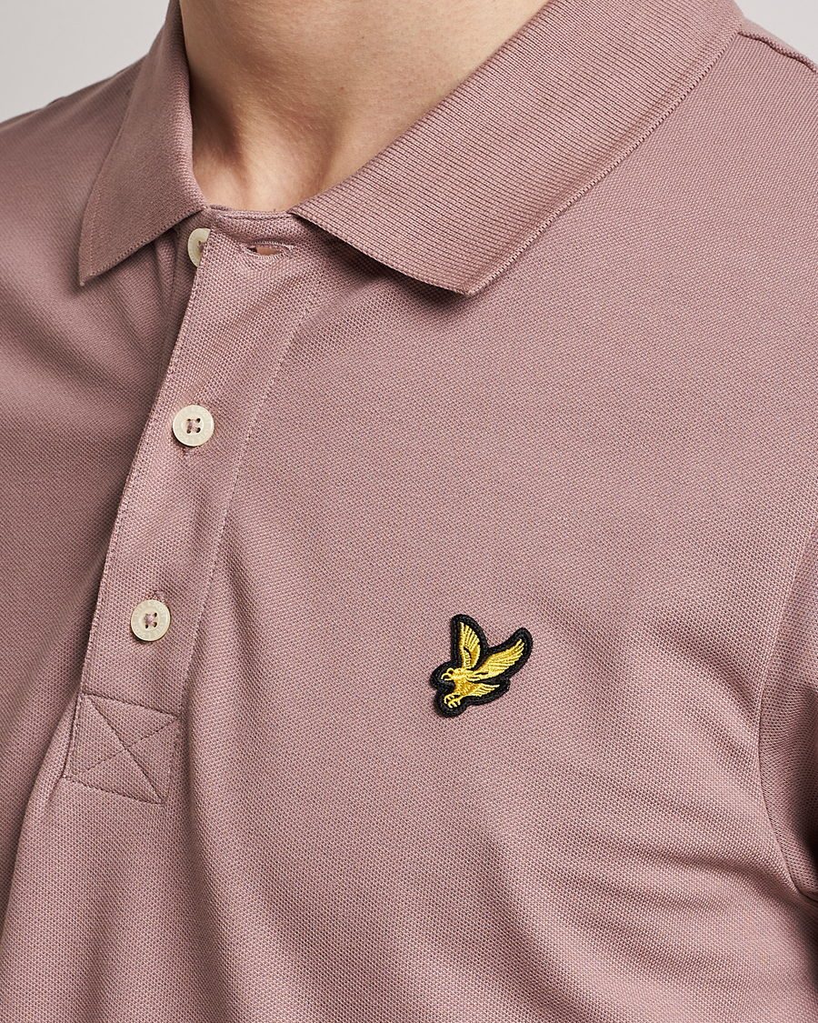 Mies | Pikeet | Lyle & Scott | Plain Pique Polo Hutton Pink