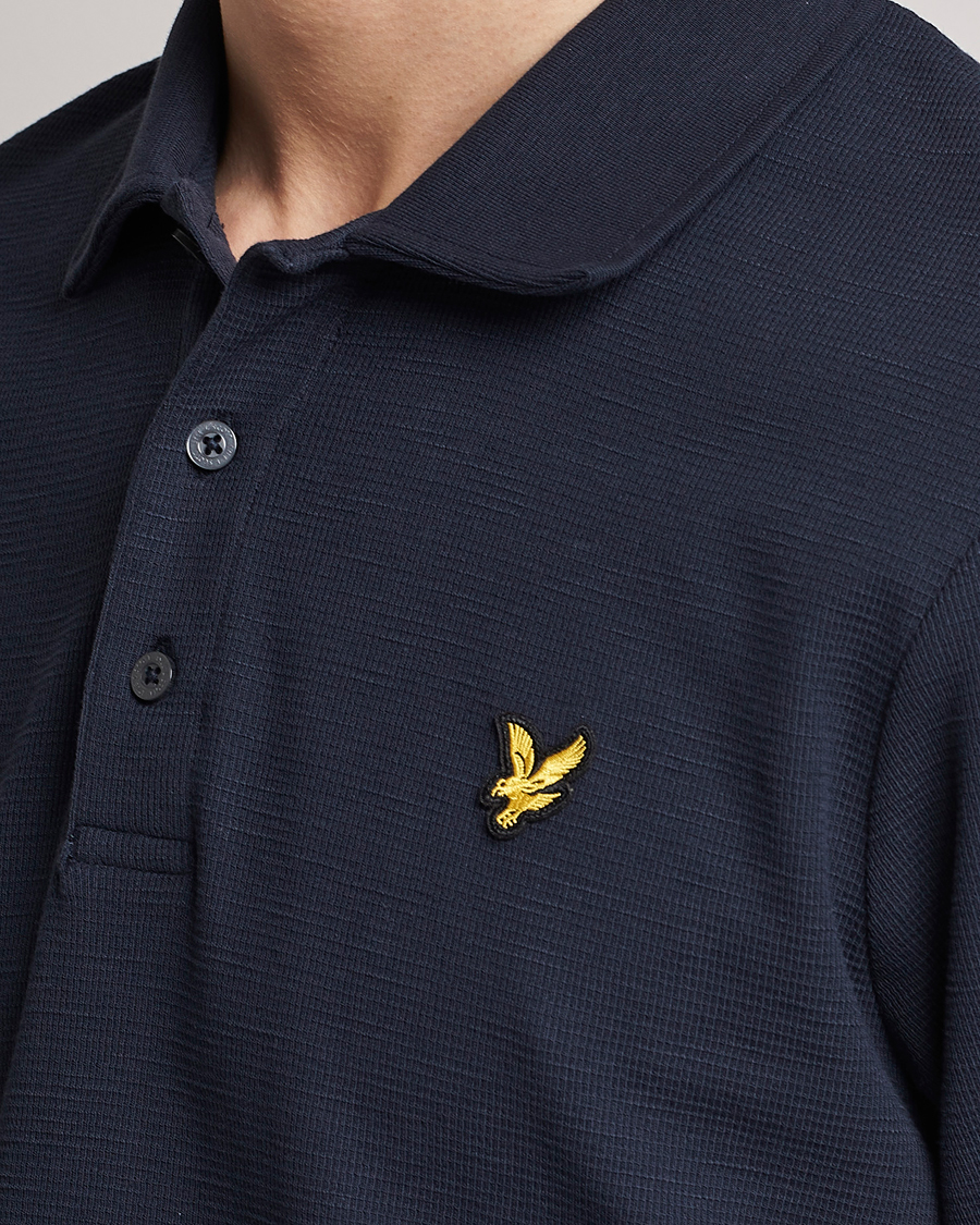 Mies | Pikeet | Lyle & Scott | Milano Trim Pique Polo Dark Navy